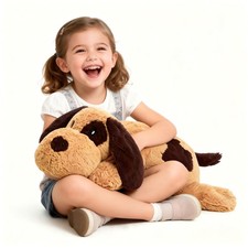 Stuffed Dog Puppy Plush Toy Labrador Retriever Stuffed Animal Huggable for Ki...
