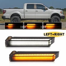 Sequential LED Under Side Mirror Turn Signal Light Lamp for Ford F-150 2004-2014