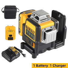 DeWalt DW089LG 12V Green 3x360 Laser Level  Battery  Charger Kit