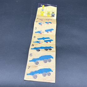 VINTAGE LEGO SPACE 1558 MOBILE COMMAND TRAILER PARTS COMPLETE w MANUAL