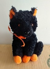 Fraidy Halloween TY Beanie Black Cat 2001 No Tag Played With Condition