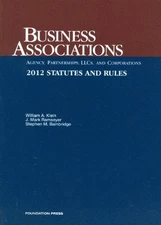 BUSINESS ASSOCIATIONS-AGENCY, PARTNERSHIPS, LLCS AND By William A. Klein & J.