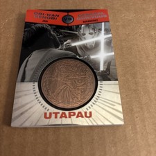 2015 Topps Chrome Star Wars MEDALLION Obi-Wan Kenobi General Grievous Card (f3)