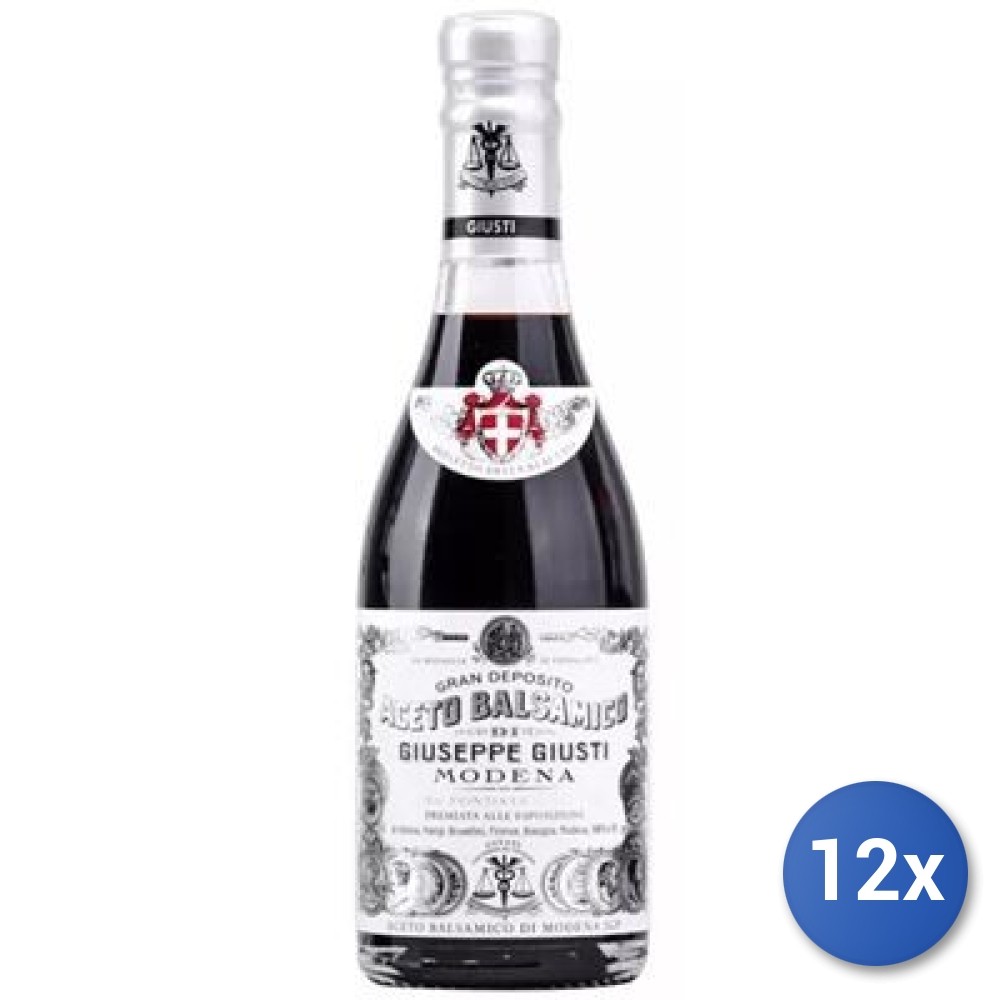 12x Multipack Giusti Balsamic Vinegar Champ 250 Ml