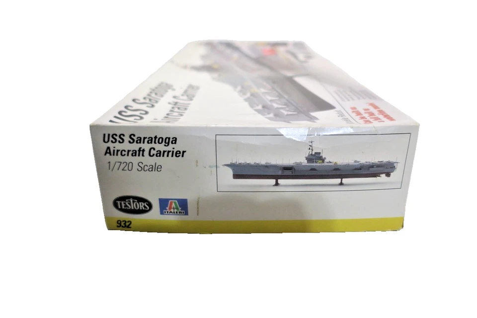Testors 1/720 USS Saratoga Aircraft Carrier Model Kit - Image 2 of 3