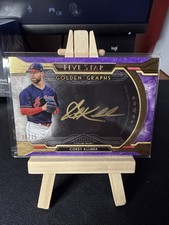2018 Topps Five Star Golden Graphs Corey Kluber #FGG-CK Purple /25 (AU)