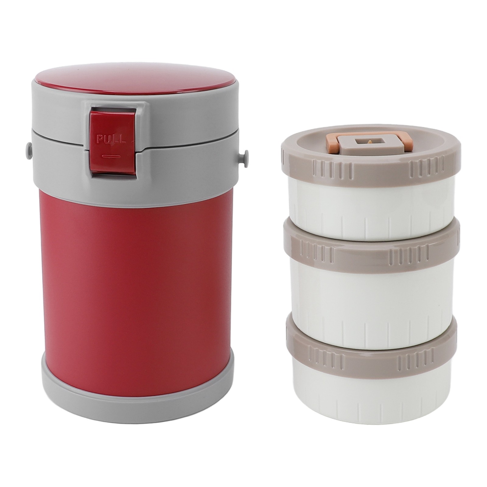 3 Tier Insulated Lunch Box With Leakproof Design For School Office Trending