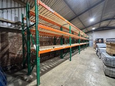 Carpet Racking Double Bay Heavy Duty Pallet Shelving Redirack 3000mm H x 900mm D