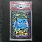 Pokemon-1999 TOPPS Bulbasaur #1 Movie Edition  Pokemon TCG - PSA 8