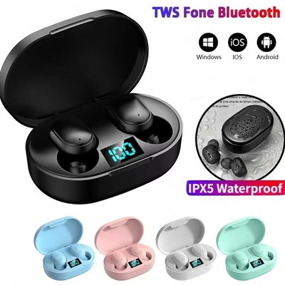 E6S Wireless Bluetooth Earphones TWS Bluetooth Headset Wireless Earbuds Noise Ca