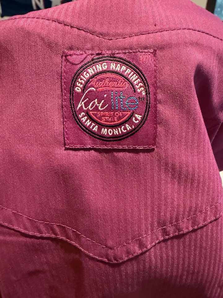 Pantalones Médicos Koi Lite Dobby Calce Ajustado Mecánicos Elastizados 2X Foto 2 de 3