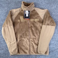 US Military Polartec Thermal Pro Fleece Jacket Mens M Brown Gen III Level 3 NWT