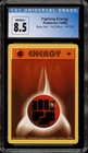 Pokemon Fighting Energy Base Set Shadowless 1st Edition #97 CGC 8.5
