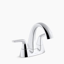 Kohler Elmbrook 4 in. Centerset 2-Handle Chrome Bathroom Faucet R21995-4D-CP