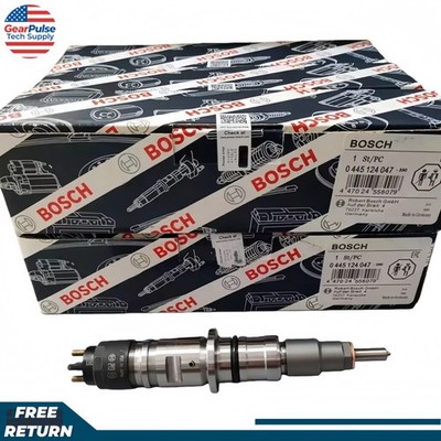 6X Bosch Fuel Injector 0445124047 Common Rail Diesel RAM 3500 19-22 6.7L 5364205