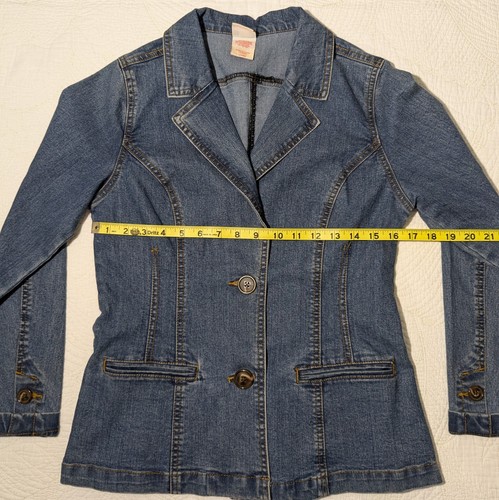 Jean Jacket Women's Size Small (4/6) Blue Jean by Faded Glory Button Front - Picture 3 of 6