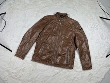 Strellson leather jacket / size 56