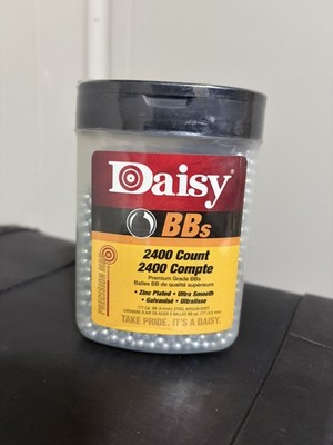 Daisy .177 Cal Zinc Plated Steel BBs Premium Grade Ultra Smooth 4.5mm Airgun BB 