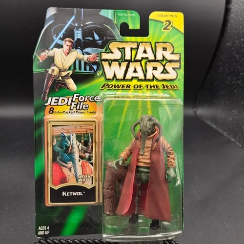 Vintage KETWOL Cantina alien STAR WARS Power of the Jedi POTJ 2000 NIB SEALED