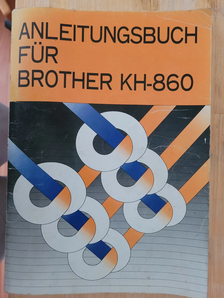 Strickmaschine Brother KH860 Anleitungsbuch - Bild 1 von 1