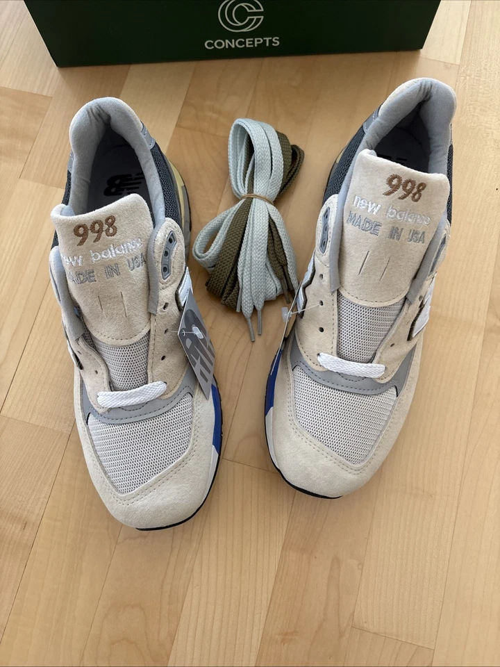 Größe 8 - New Balance Concepts x 998 Made in USA 2023 C-Note - 10th Anniversary - Bild 2 von 4