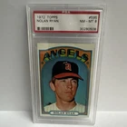 Topps 1972 Nolan Ryan #595 Blank Back PSA 8 California Angels Baseball Card
