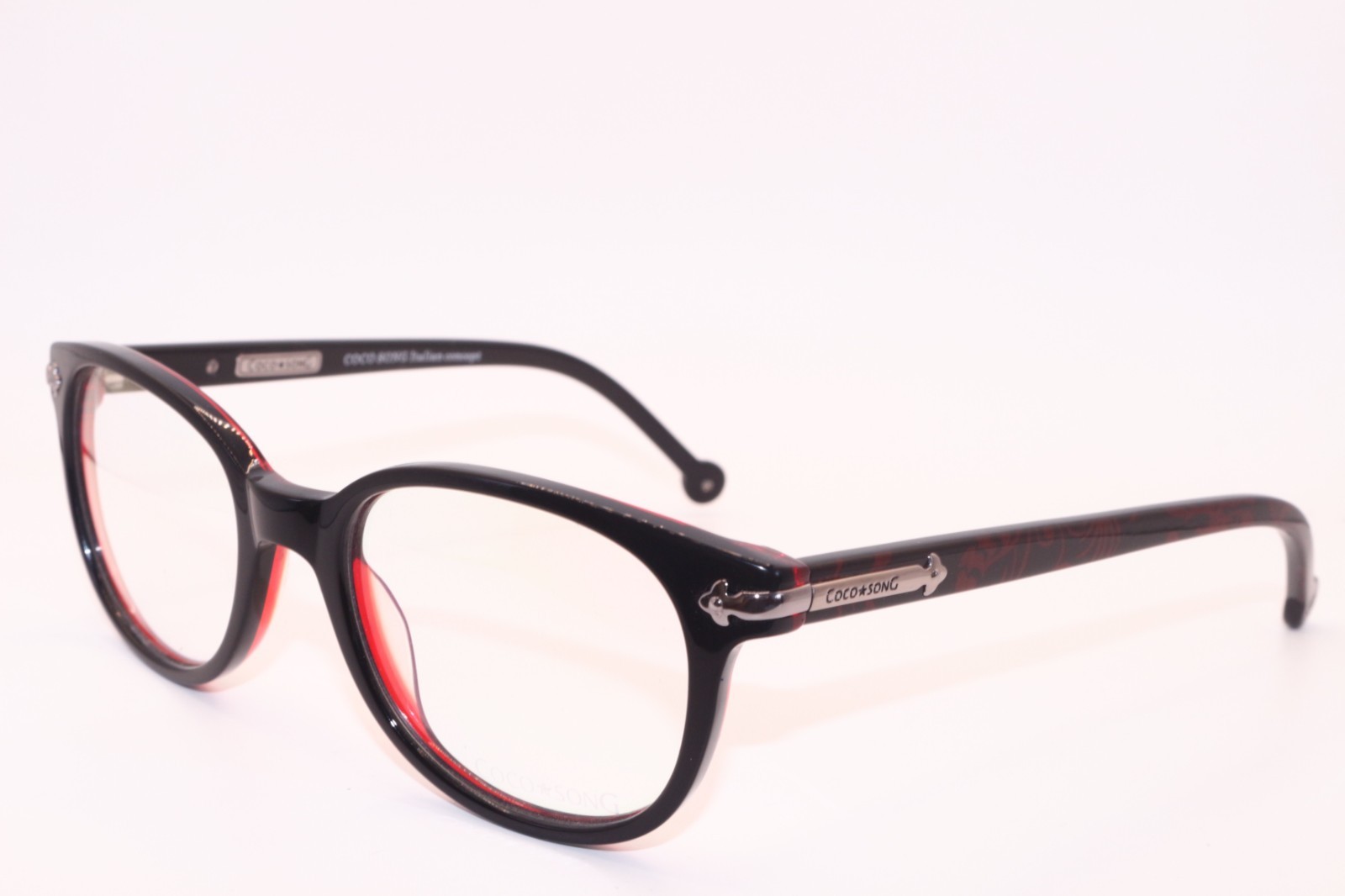 NUEVAS GAFAS COCO SONG MUCHAS MÁS COL.2 NEGRAS ROJAS AUTÉNTICAS DE DISEÑO 50-19