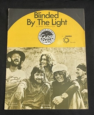 MANFRED MANN S EARTHBAND Blinded By The Light Noten, Springsteen, 10 Seiten