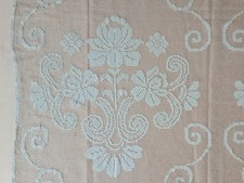 Tenda uncinetto filet Liberty fiori e nappe 200 X 110