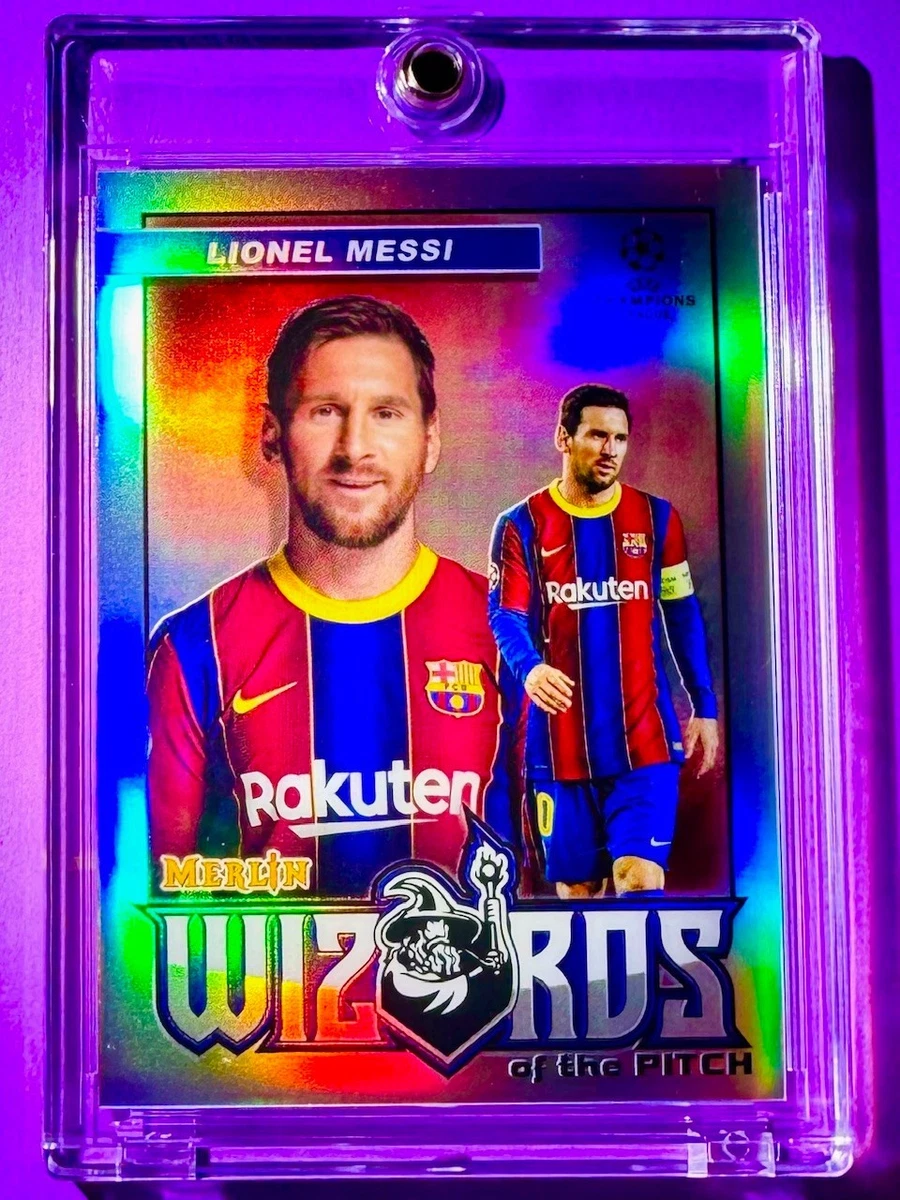 2020-21 Topps Merlin Collection Chrome UCL Lionel Messi #W-LM for