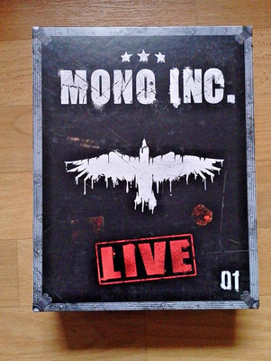 MONO INC. Live 01 - Box - Inhalt komplett und noch original eingeschweißt