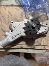 Edelbrock 8854 Reverse Rotation Big Block Chevy Water Pump Satin Finish