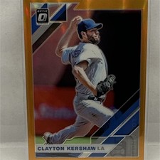 Panini 2019 Donruss Optic Prizm Clayton Kershaw #178 Gold 11/99 Dodgers MLB