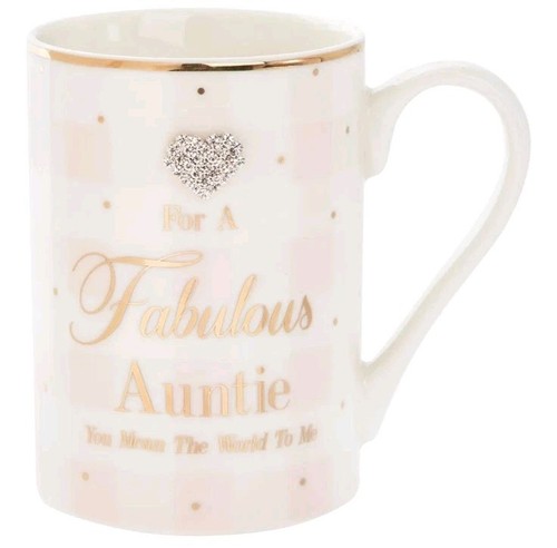 LESSER PAVEY MAD DOTS MUG BIRTHDAY GIFT FOR AUNTIE - Picture 2 of 7