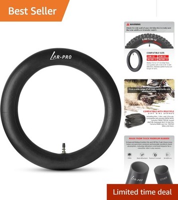 3.00/3.50-12 Heavy-Duty Motorcycle Inner Tubes - Compatible with Top Brands