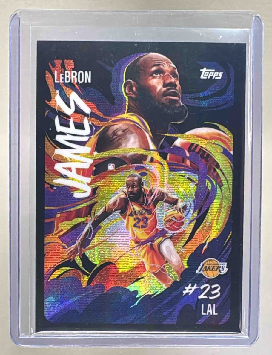 LeBron James 2025 Topps Chrome #UV-1 Ultra Violet All-Stars SSP