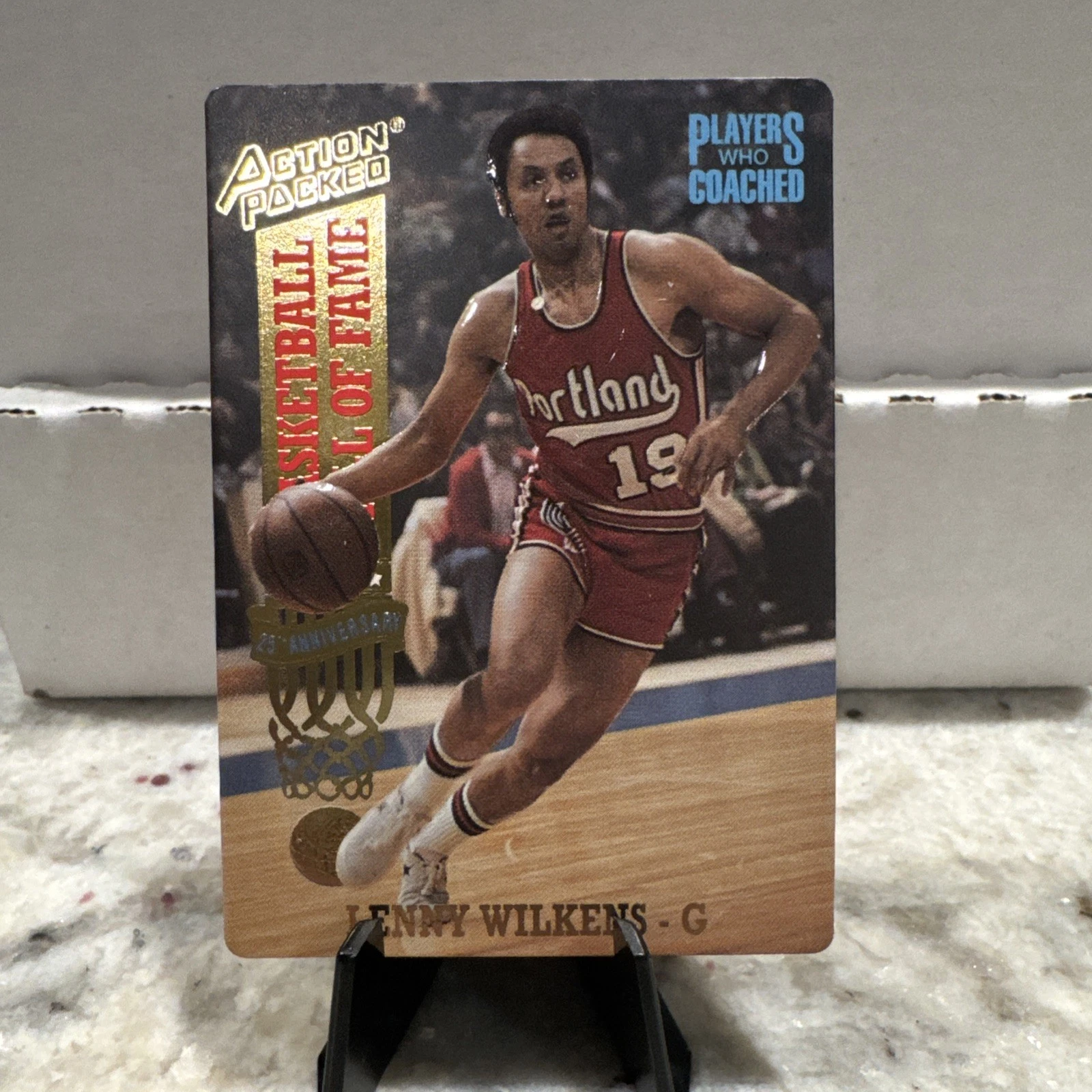 1993 Action Packed Hall of Fame #83 Lenny Wilkens