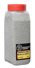 Woodland Scenics B1394 Medium Ballast Gray Blend Shaker