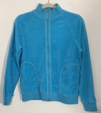 Liz Wear Liz Claiborne Women's Small Long Sleeve Full Zip Jacket Turquoise ~ag10