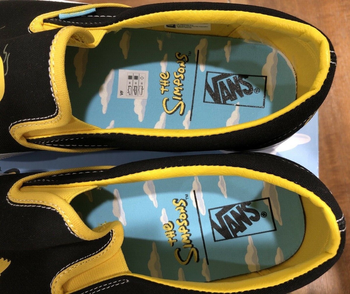 Vans Classic Slip On The Simpsons Homer/Bart Shoes Size 4 Men\'s 5.5 Women\'s VANS x The Simpsons Slip On Homer Bart Skate | Mercari main image 4