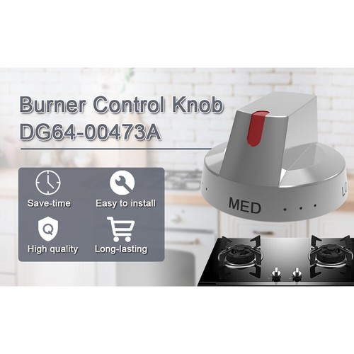 5Pcs DG64-00473A Upgraded Burner Control Dial Knobs for Samsung Gas Range Stove - Picture 12 of 15