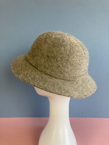 Sombrero de fieltro de lana Connor de colección, talla única, gris, sombrero de boliche, hecho en Inglaterra - Imagen 4 de 8