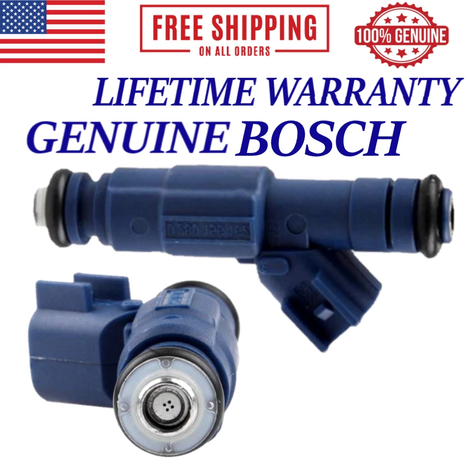 全新套装/4 原始设备制造商 BOSCH 燃油喷射器 适用于 2008 年马自达 Tribute 2.3L I4 — 第 3/3 张图片