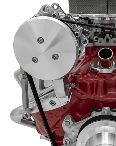 Small Block Chevy Passenger Side 508 AC Compressor Bracket Clear Powder ...