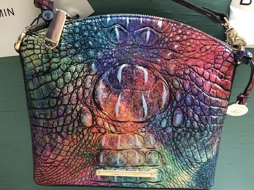 Brahmin Mini Duxbury Crossbody Bag NWT ~Argyle ๐ท๐น๐ท Colour Pop ~Festival Ready