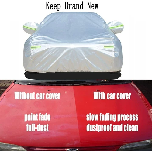 Full Car Cover Waterproof Sun UV Snow Dust Rain Resistant Protection For SUV - Picture 6 of 10