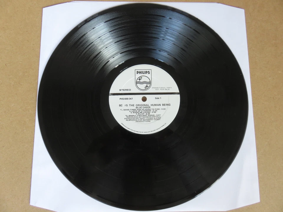 BLUE CHEER BC #5 The Original Human Being PHILIPS USA PROMO COPY LP PHS-600-347 - Image 2 of 4