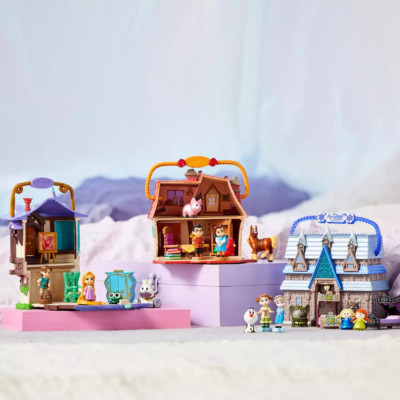 Frozen Micro Spielset Disney Animators' Collection Littles 10 Stück Zubehör