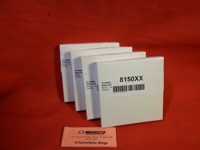 Wiseco Piston Rings 4 Cylinder SET 81.5 mm 8150XX