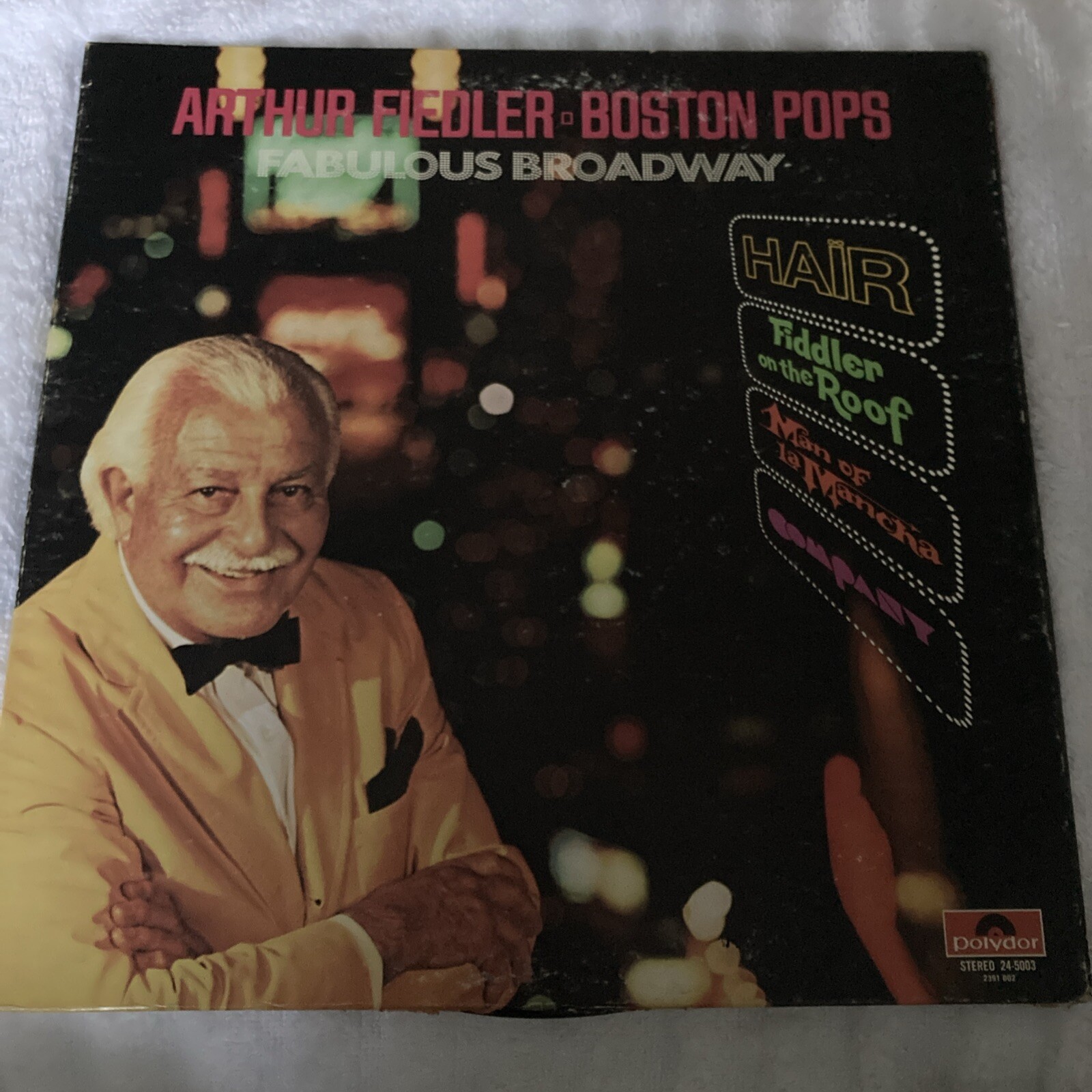 LP Arthur Fiedler-Boston Pops-Fabulous Broadway
